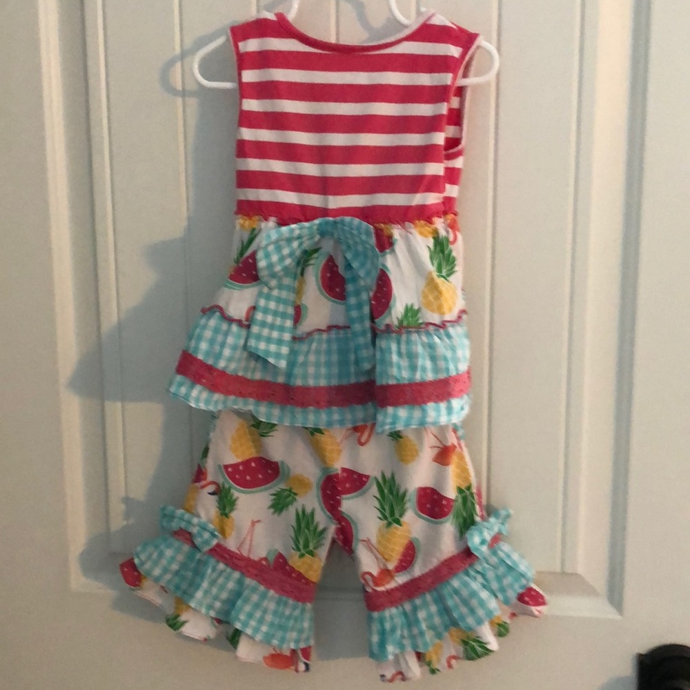 Ruffle Butts Tank and Shorts set